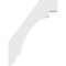 Ekena Millwork 3"W x 12"D x 16"H Standard Aspen Architectural Grade PVC Knee Brace BRCP03X12X16ASP - alternate 4